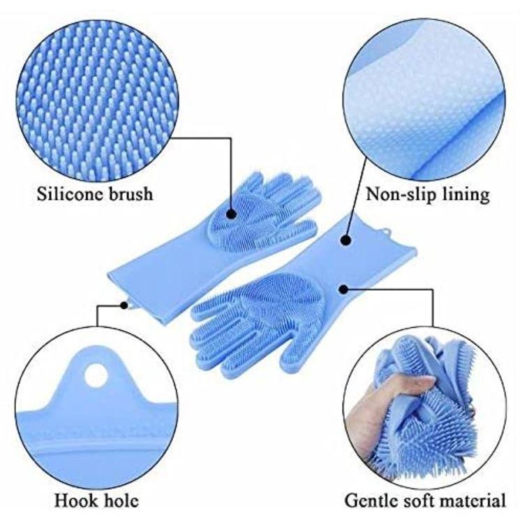 Gloves-Silicone Dish Washing Gloves